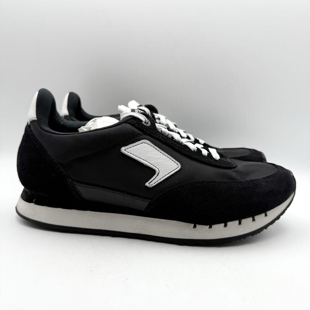 SAS Womens 7Eventy6ix-X Comfort Retro Sneaker Size 10.5 WIDE EU 41 Black EUC